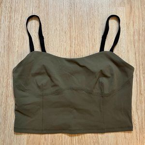 Outdoor Voices SuperForm Green Crop Tank – Size Medium